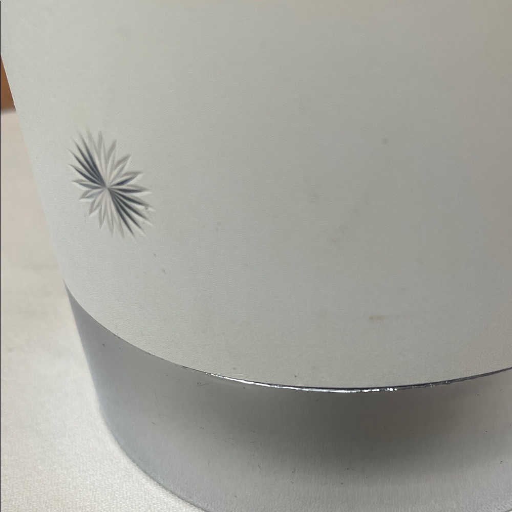 Mid Century Modern, Vintage Silver and White Ice Bucket - Picture 10 of 16
